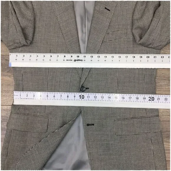 NORDSTROM Mens Blazer Sport Coat Casual Jacket‎ Size 40L Wool Silk Suit